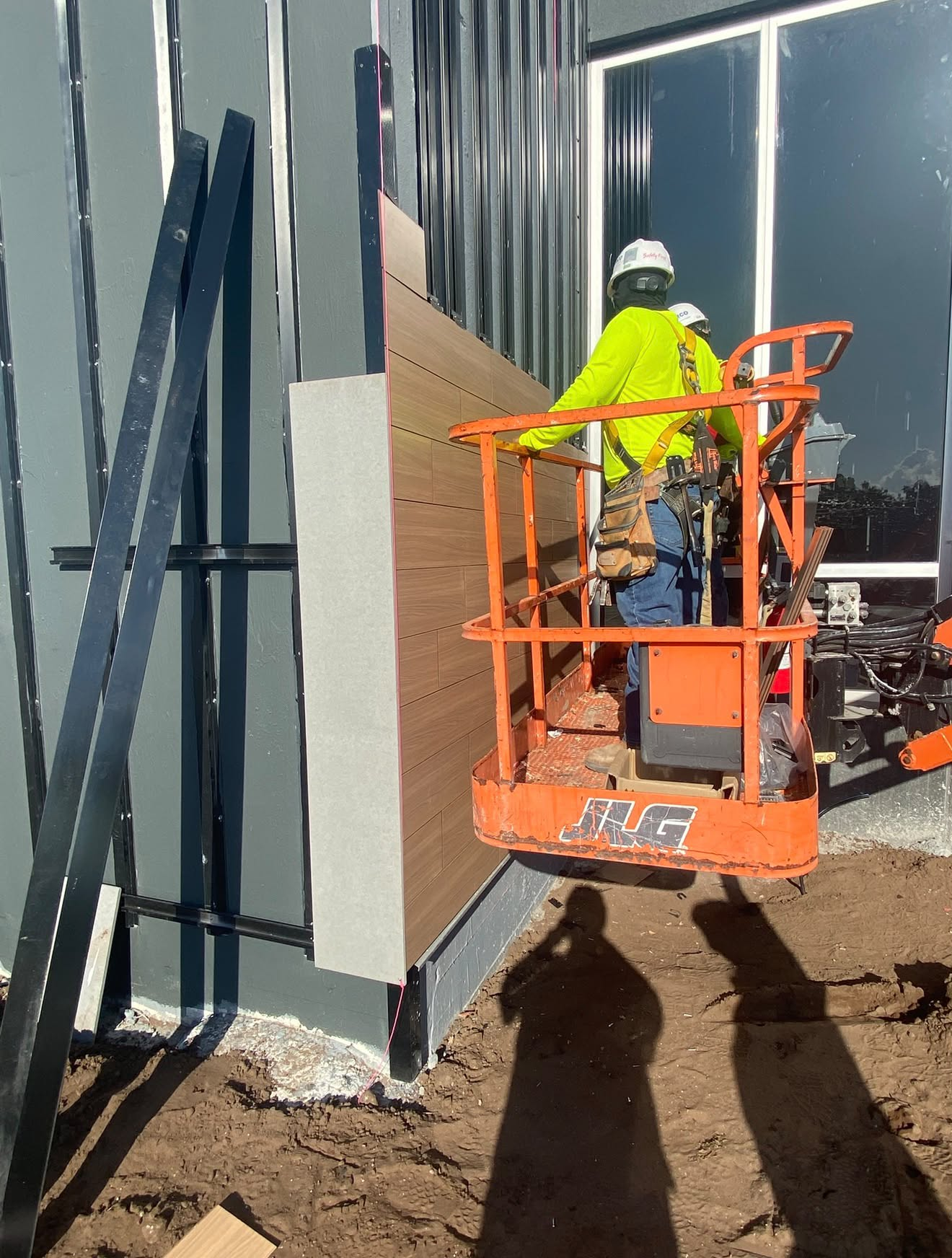 Exterior finish installation